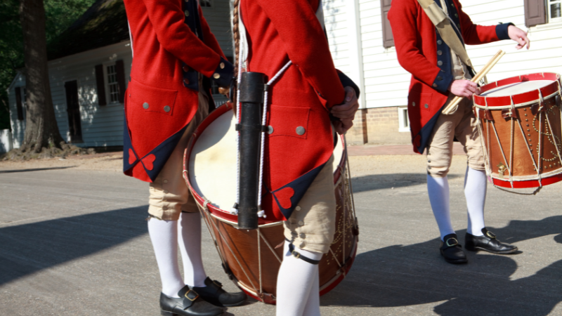 Drummers in Colonial Williamsburg, VA